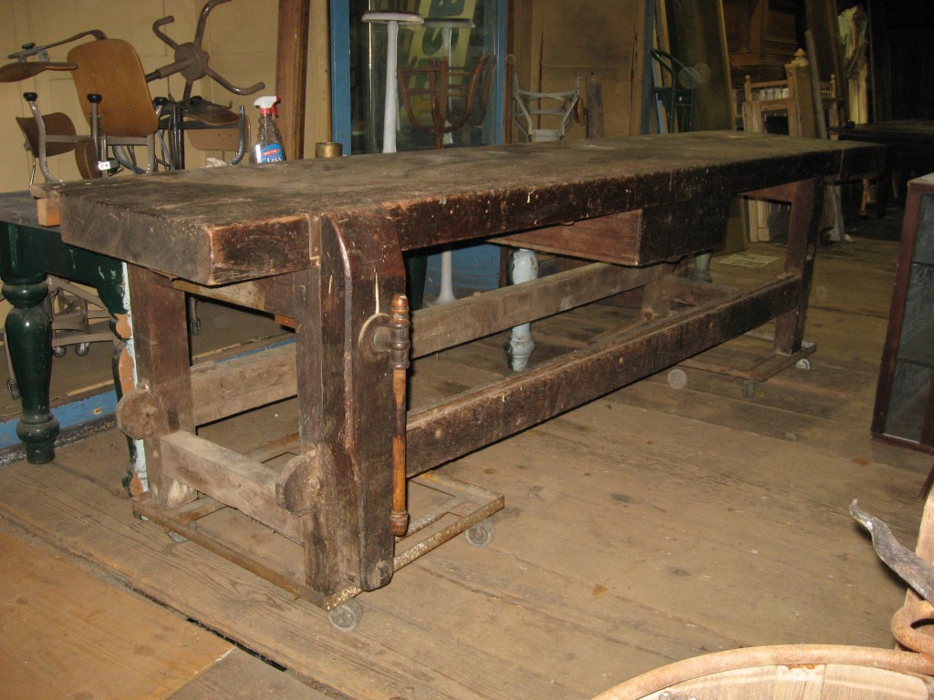 Carpenters work bench Found Objects of Industry