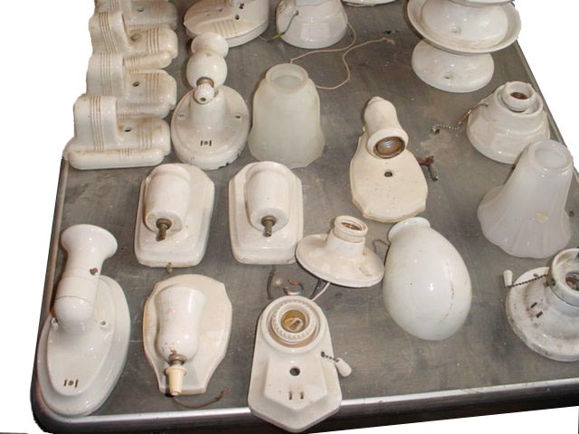 Assorted porcelain sconces Image