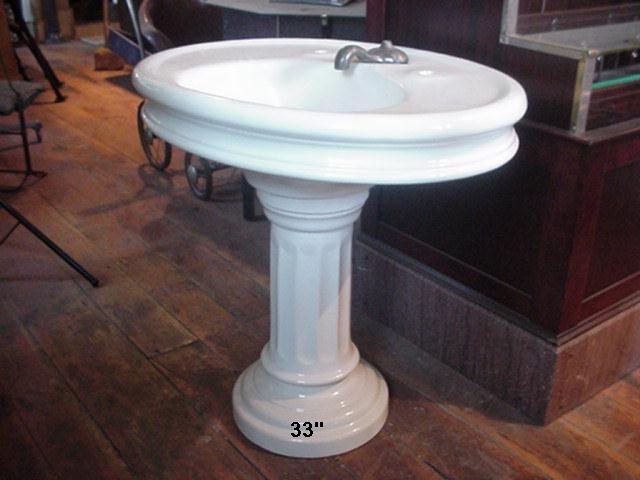 Oval Pedestal Sink Image