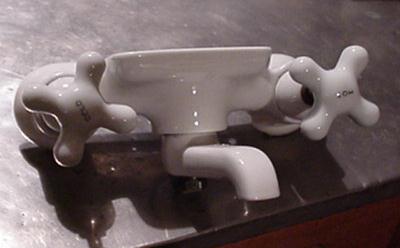 Porcelain kitchen faucet Image