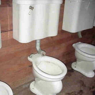 Toilet and tank sets